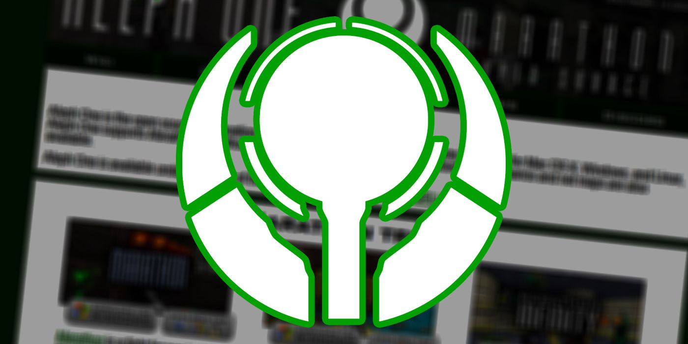 The Reclaimer logo from Halo over the Aleph One fan project website.