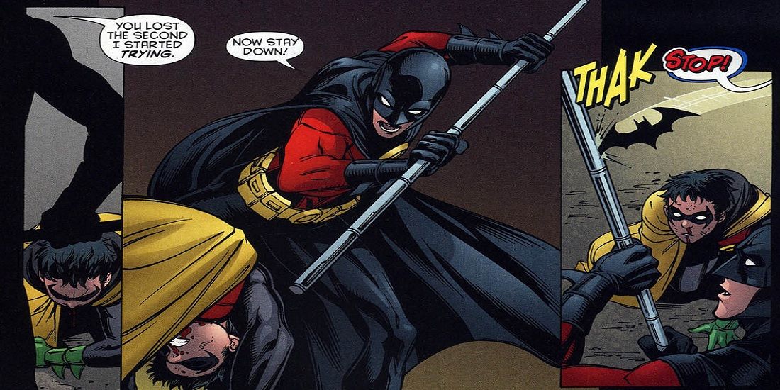 Red Robin Beating Up Damian