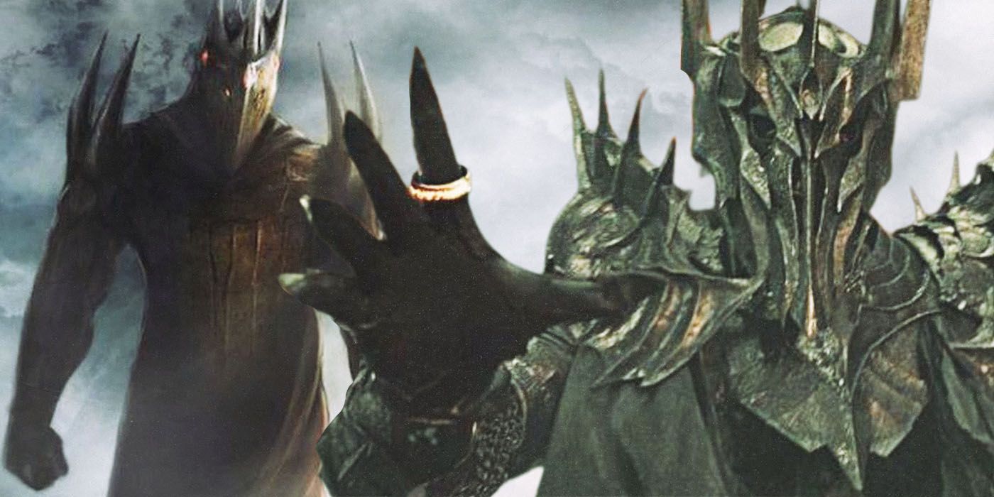 Sauron and Morgoth, the two Dark Lords of Tolkien's Lord the Rings mythology