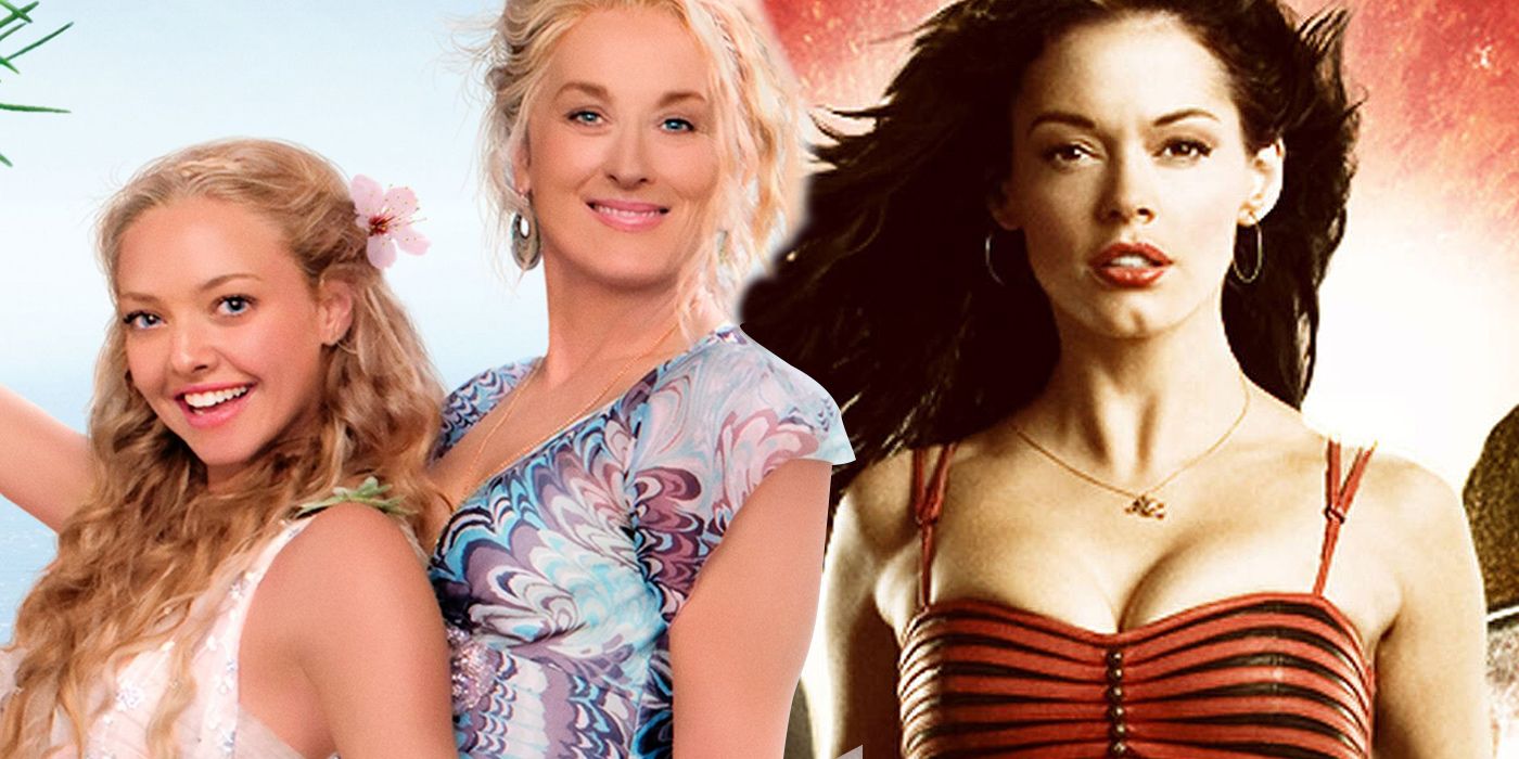 Sophie and Donna in Mamma Mia and Cherry Darling in Planet Terror
