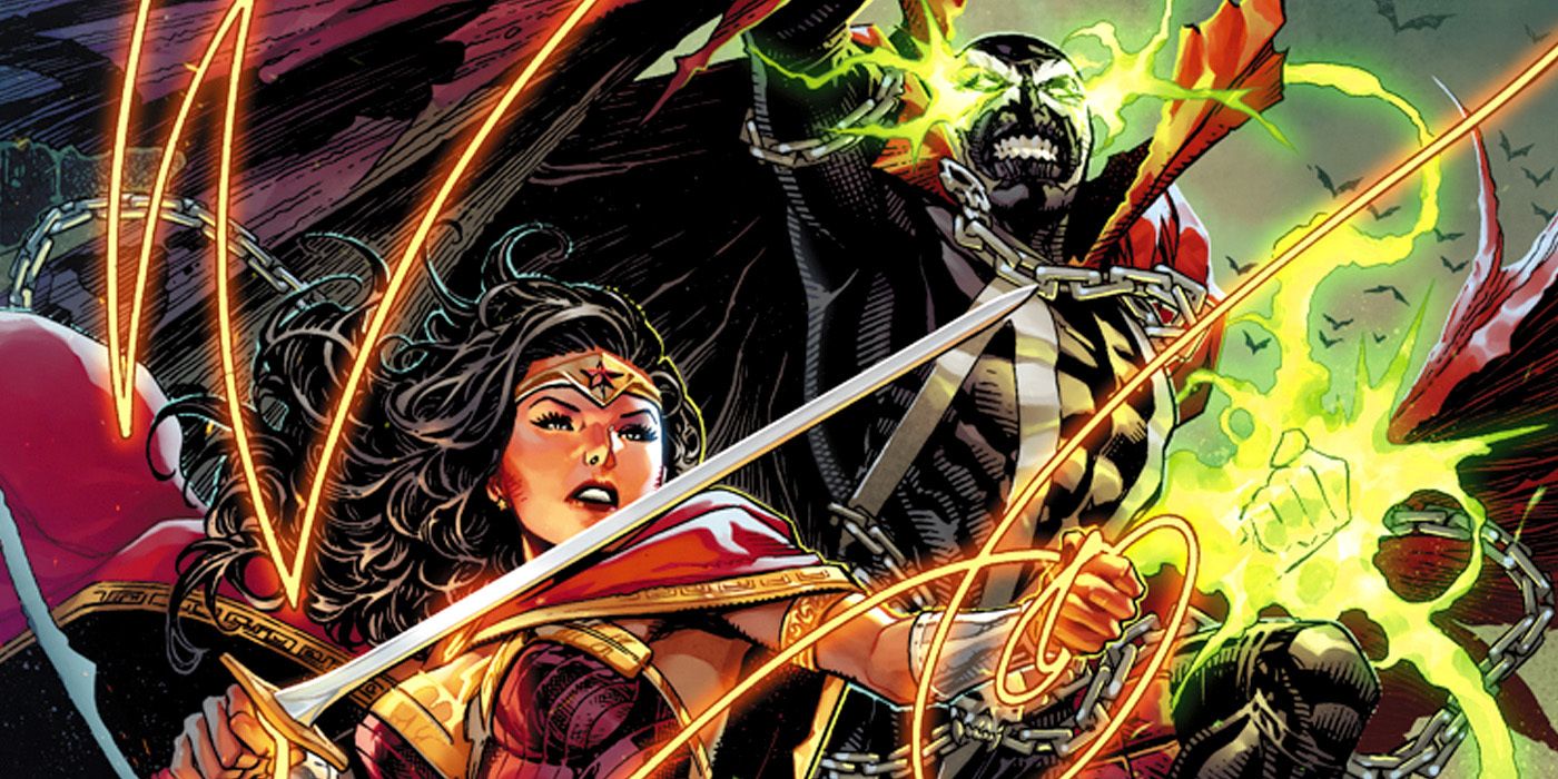 Team Spawn With Harley Quinn, Wonder Woman, and More on the Cover of the DC Variant