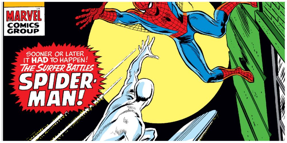 A Portion Of The Silver Surfer Issue #14 Cover
