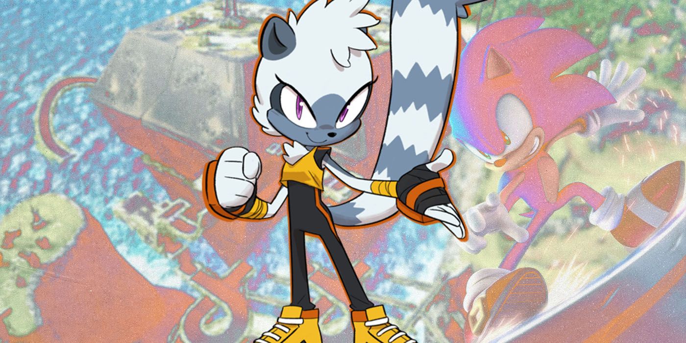 Sonic Frontiers Made Comic-Exclusive Tangle the Lemur Canon