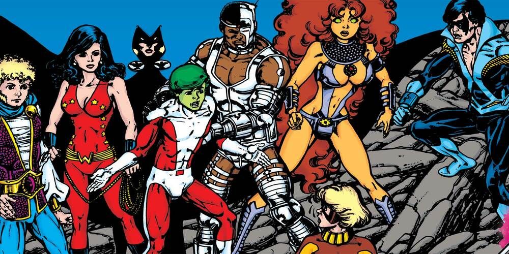The Teen Titans confront Terra in The Judas Contract in DC Comics