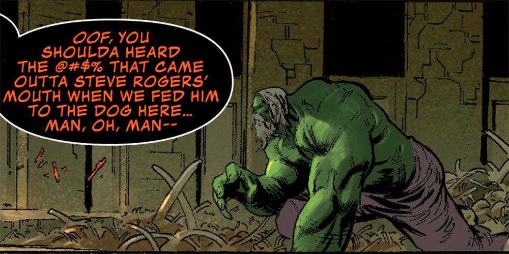 Cosmic Ghost Rider talks about feeding Captain America to Hulk