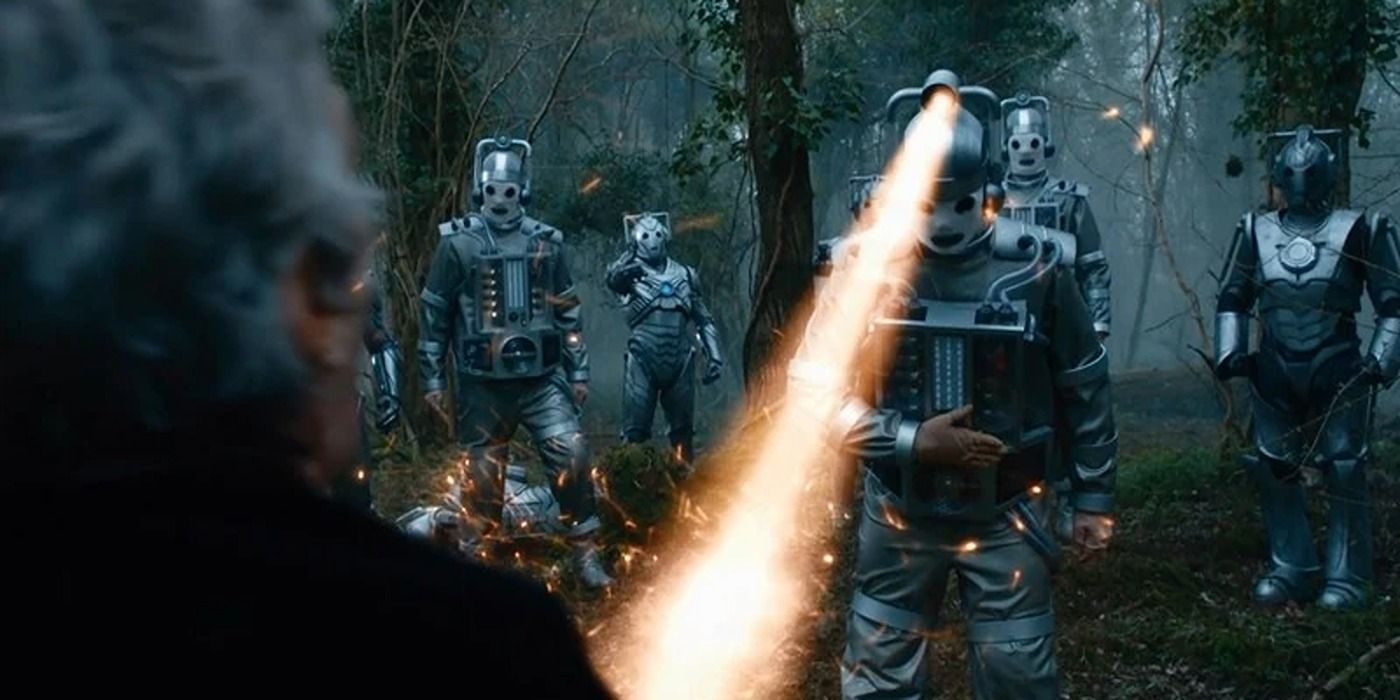 The Cybermen attack the 12th Doctor in 