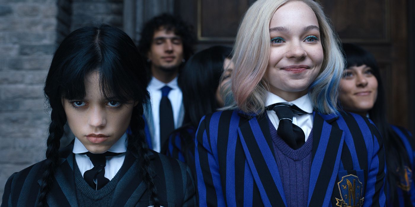 Wednesday Addams and Enid Sinclair in Wednesday