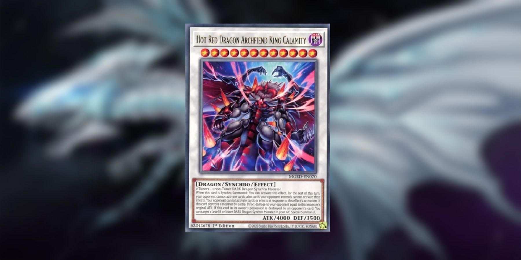 Yu-Gi-Oh! Hot Red Dragon Archfiend King Calamity card
