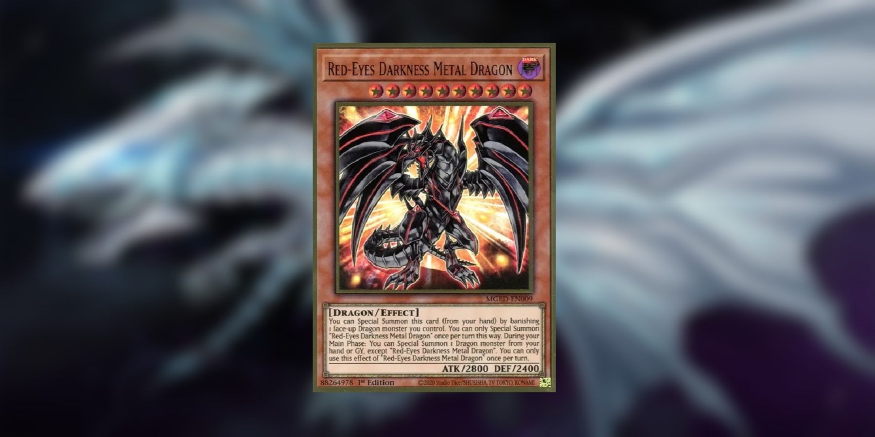 Yu-Gi-Oh Red-Eyes Darkness Metal Dragon card