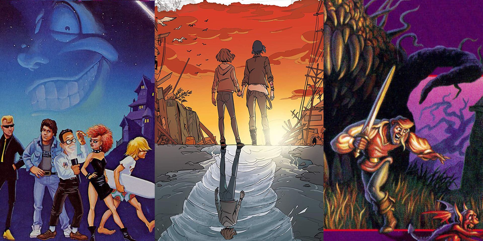 A collage of graphic adventure titles.