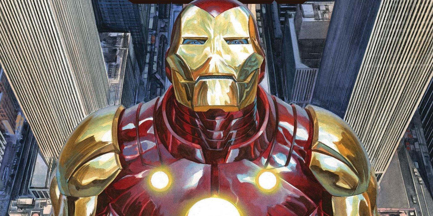 Tony Stark in his Invincible Iron Man armor in Marvel Comics