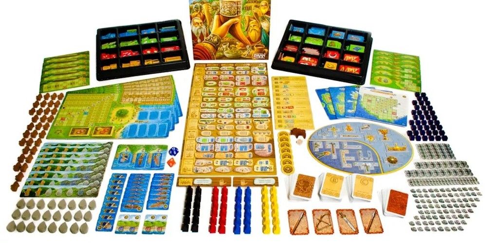 The board and elements for A Feast For Odin