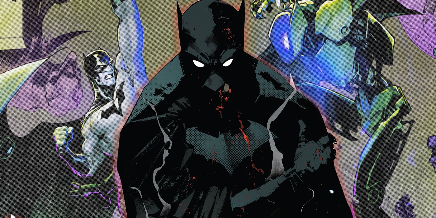 Batman shrouded in darkness in DC Comics