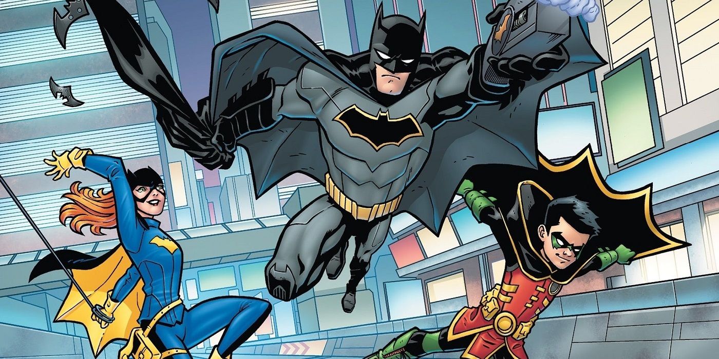 Batman Knightwatch Banner from DC Comics with Batgirl and Robin