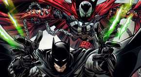 A variant cover for Batman/Spawn.