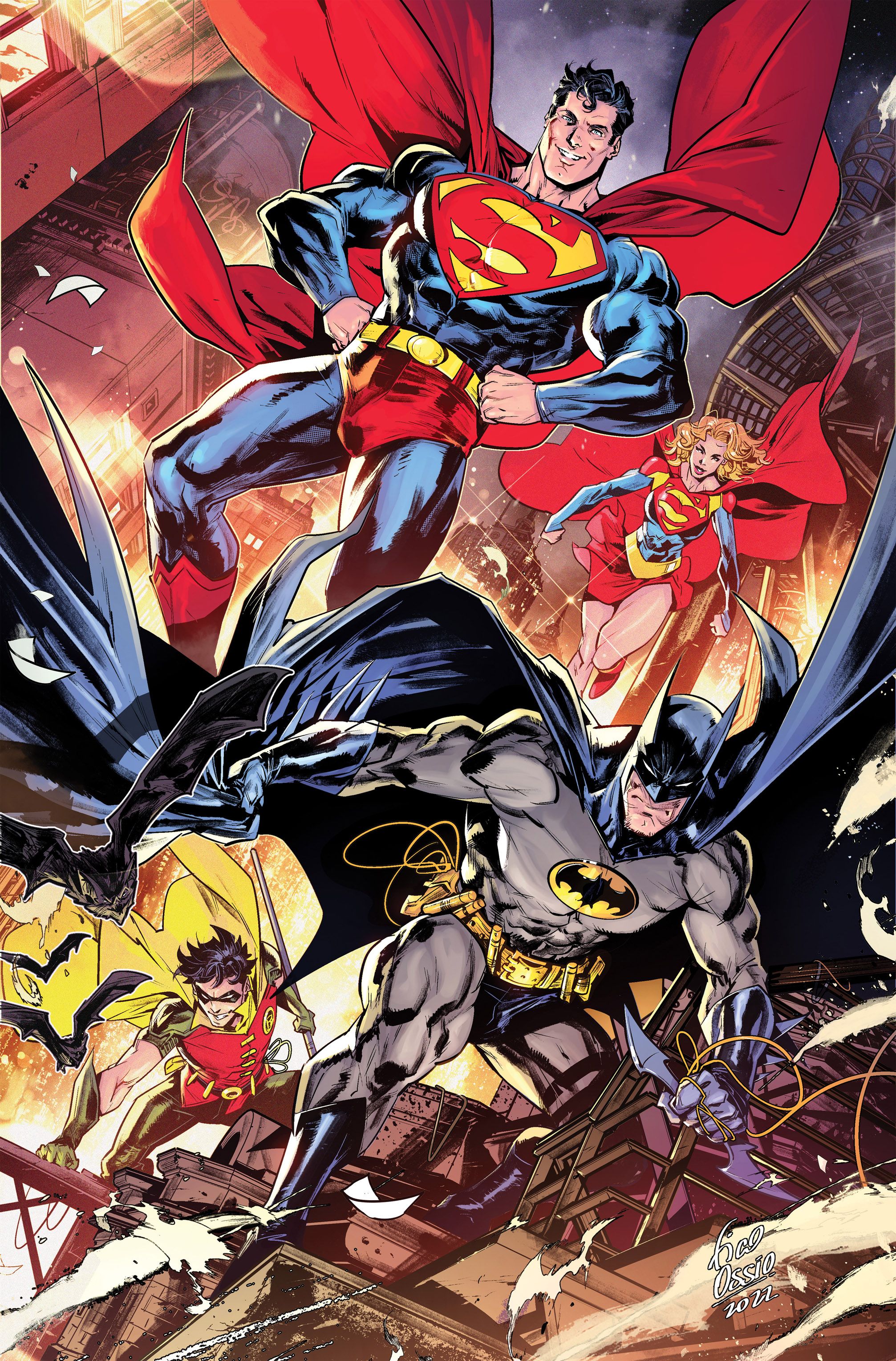 Batman Superman World's Finest 13 1-25 Variant (Ossio)