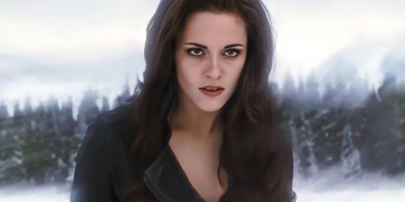 Bella Swan looking angry in The Twilight Saga.