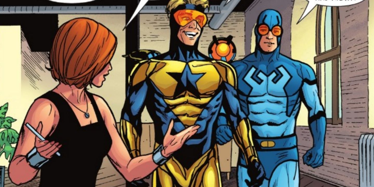 Booster Gold and Blue Beetle in Blue and Gold #5