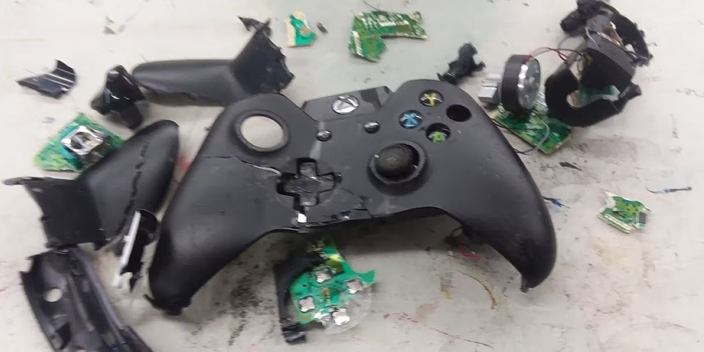 Broken Gaming Controller