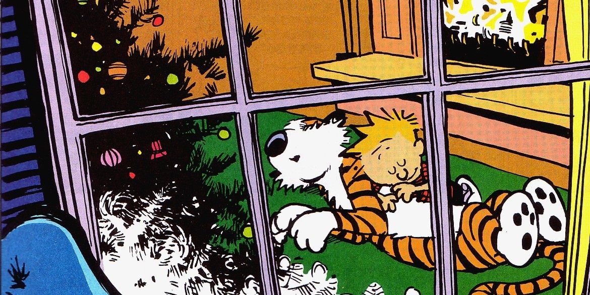 Calvin and Hobbes Debate Exactly How Santa Claus Defines the Term 'Good'