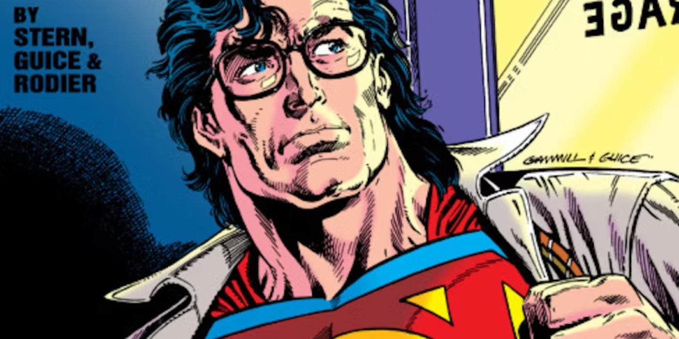 Clark Kent's Superman with a mullet in DC Comics