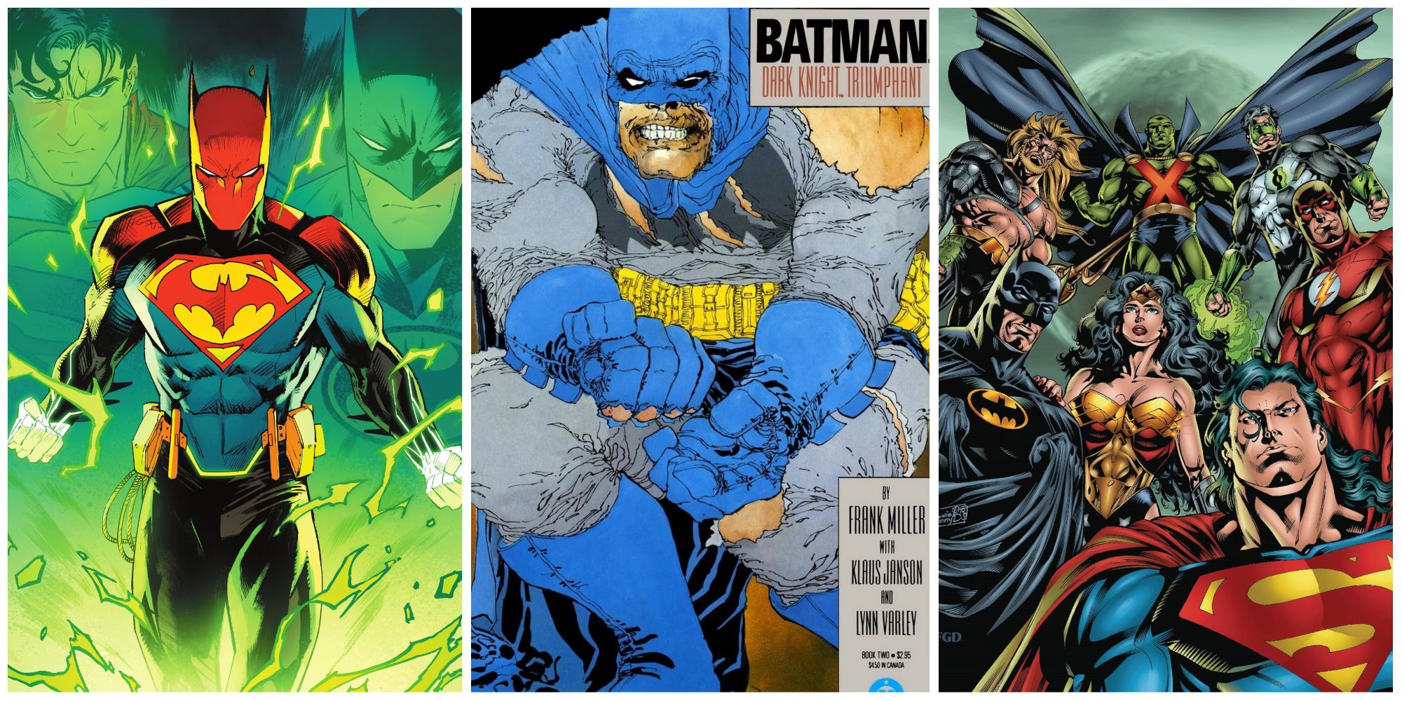 Best DC comics for new readers Worlds Finest Dark Knight Returns JLA