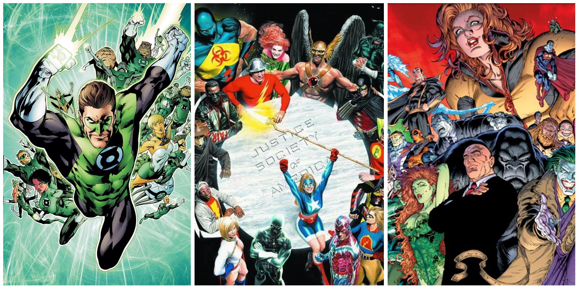 Strongest alliances DC Green Lanterns JSA Justice League