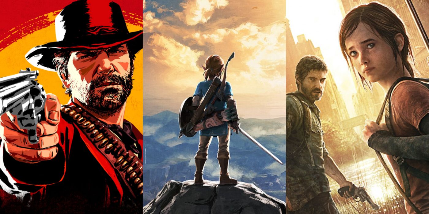 Red Dead Redemption 2, Link in Legend of Zelda Breath of the Wild, Ellie and Joel in The Last Of Us Part I