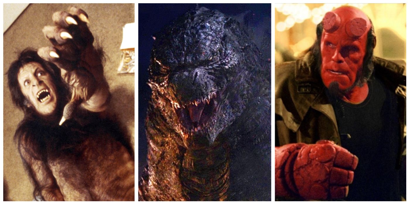 Werewolf, Godzilla, and Hellboy