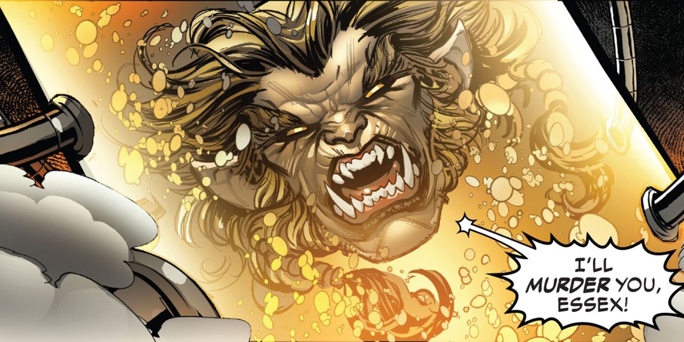 Dark Beast as Mister Sinister's prisoner in Marvel Comics