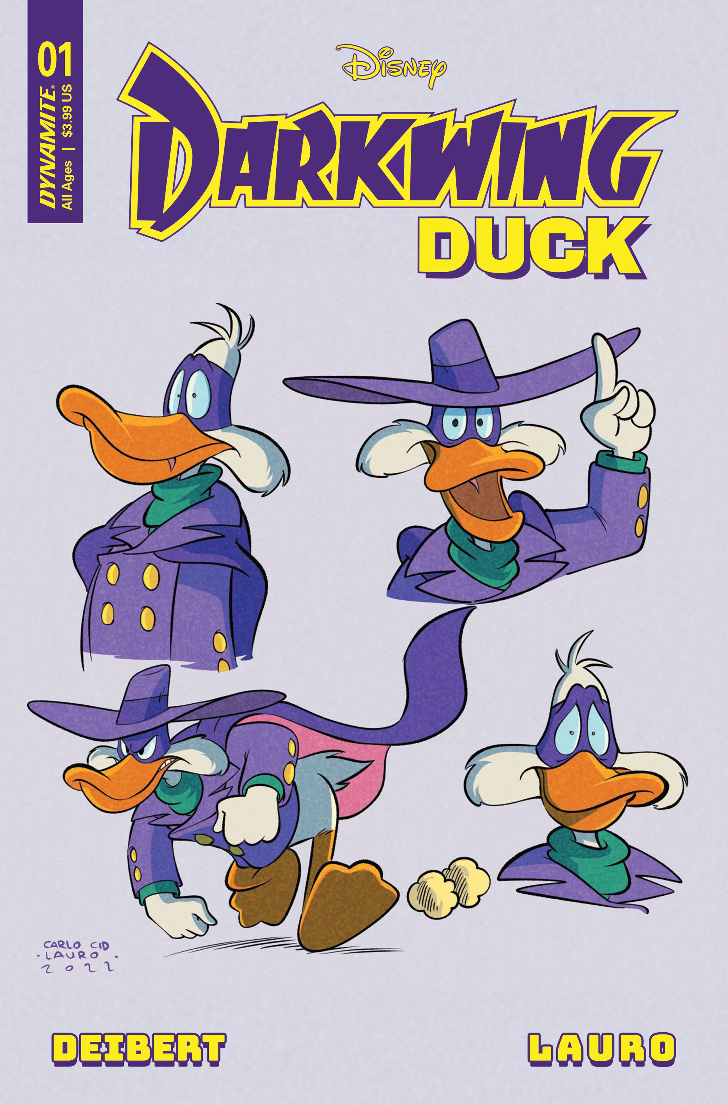 Disneys Darkwing Duck Reveals Bold New Variants For Upcoming Series 