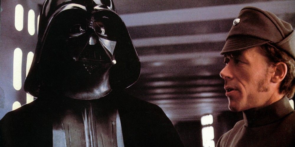 Darth Vader gives orders in Star Wars A New Hope