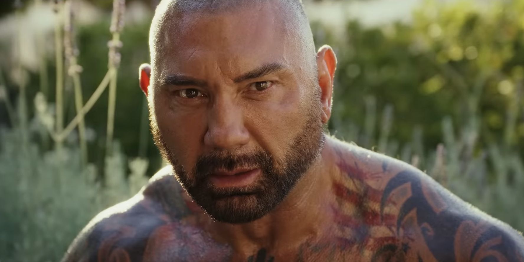 Dave Bautista as Duke in Glass Onion A Knives Out Mystery