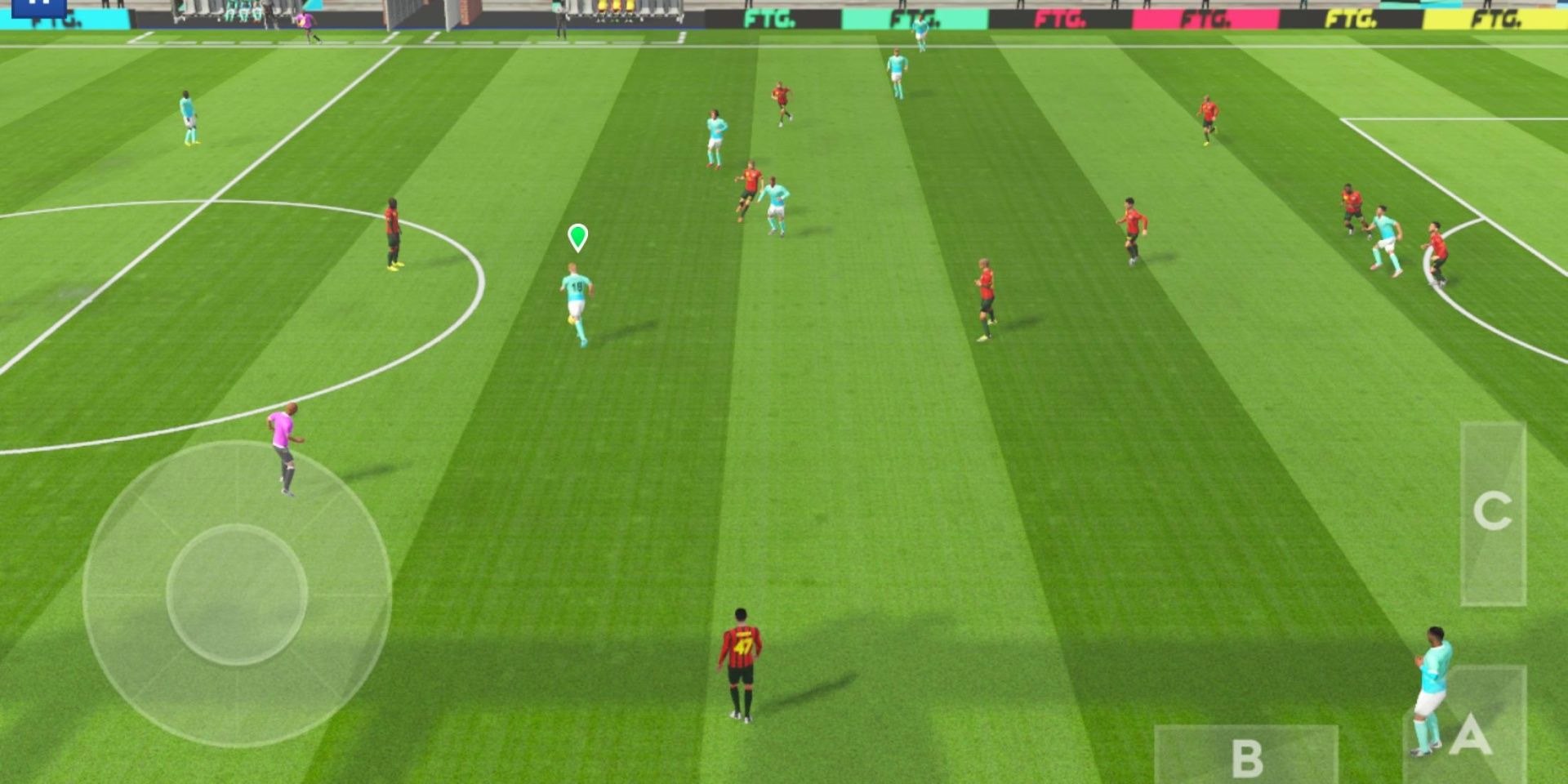 Dream Soccer League mobile screenshot.
