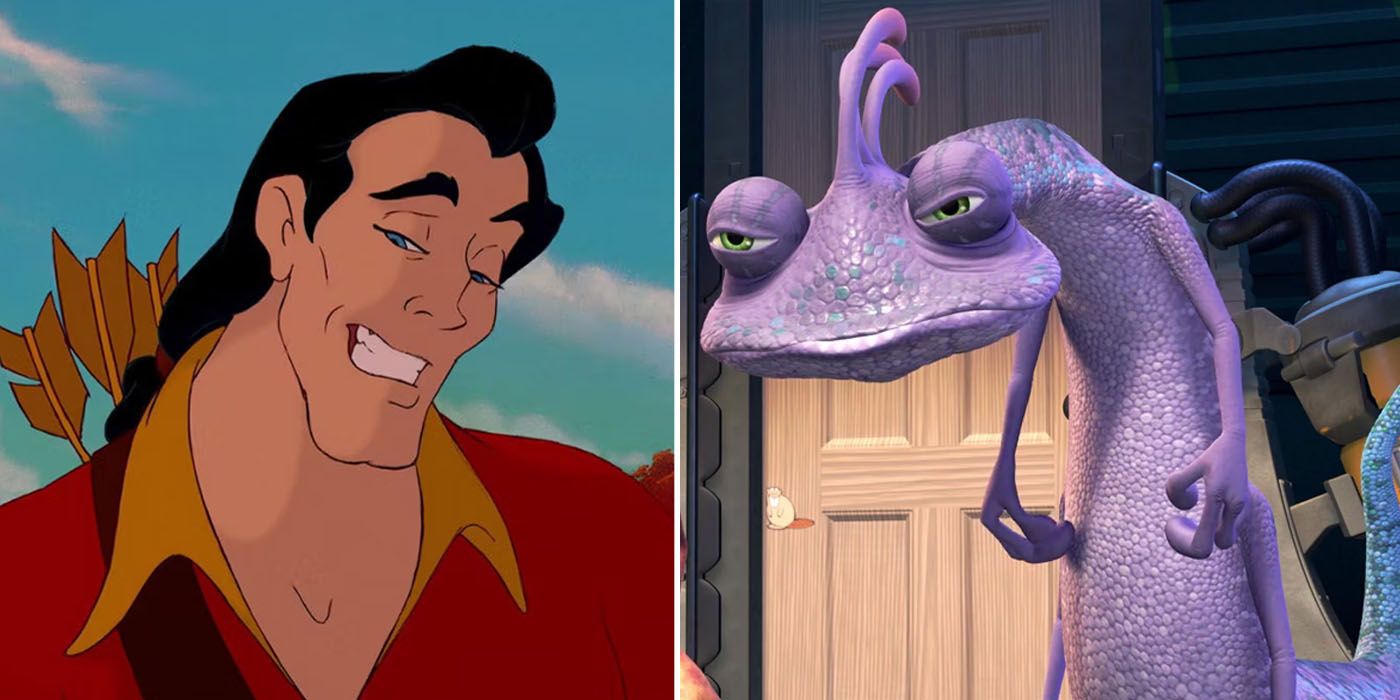 Gaston In Beauty And The Beast And Randall Boggs In Monsters Inc
