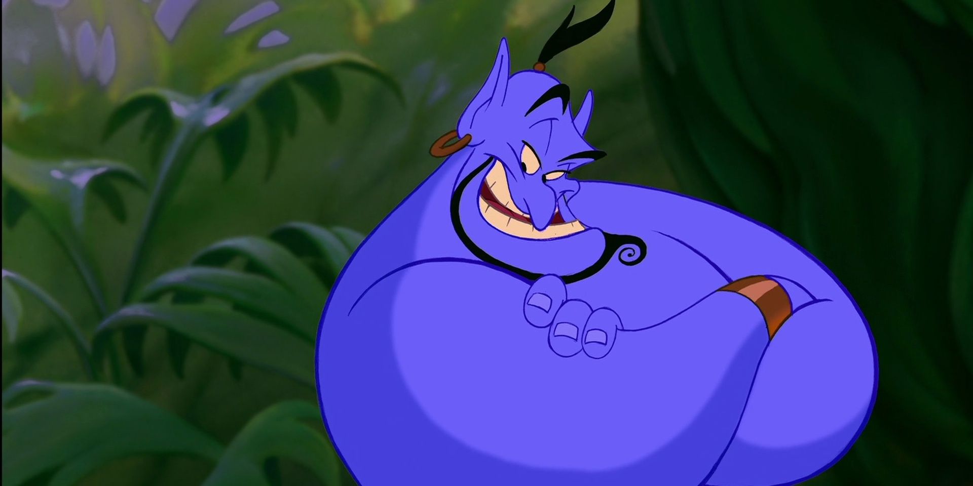 Genie from Aladdin in 1992.
