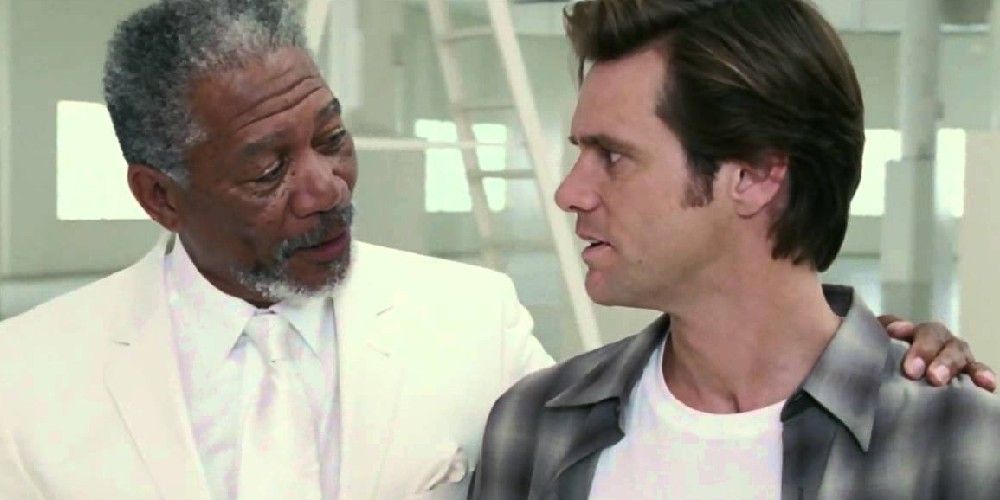 God makes a proposition to Bruce in Bruce Almighty