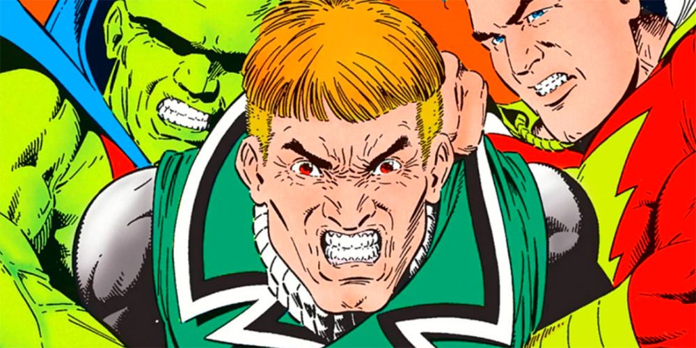 Guy Gardner enraged in DC Comics