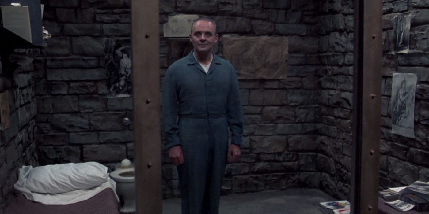 Hannibal Lecter conhece Clarice Starling em O Silêncio dos Inocentes