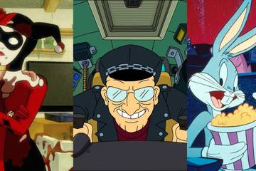 Harley Quinn Professor Farnsworth and Bugs Bunny