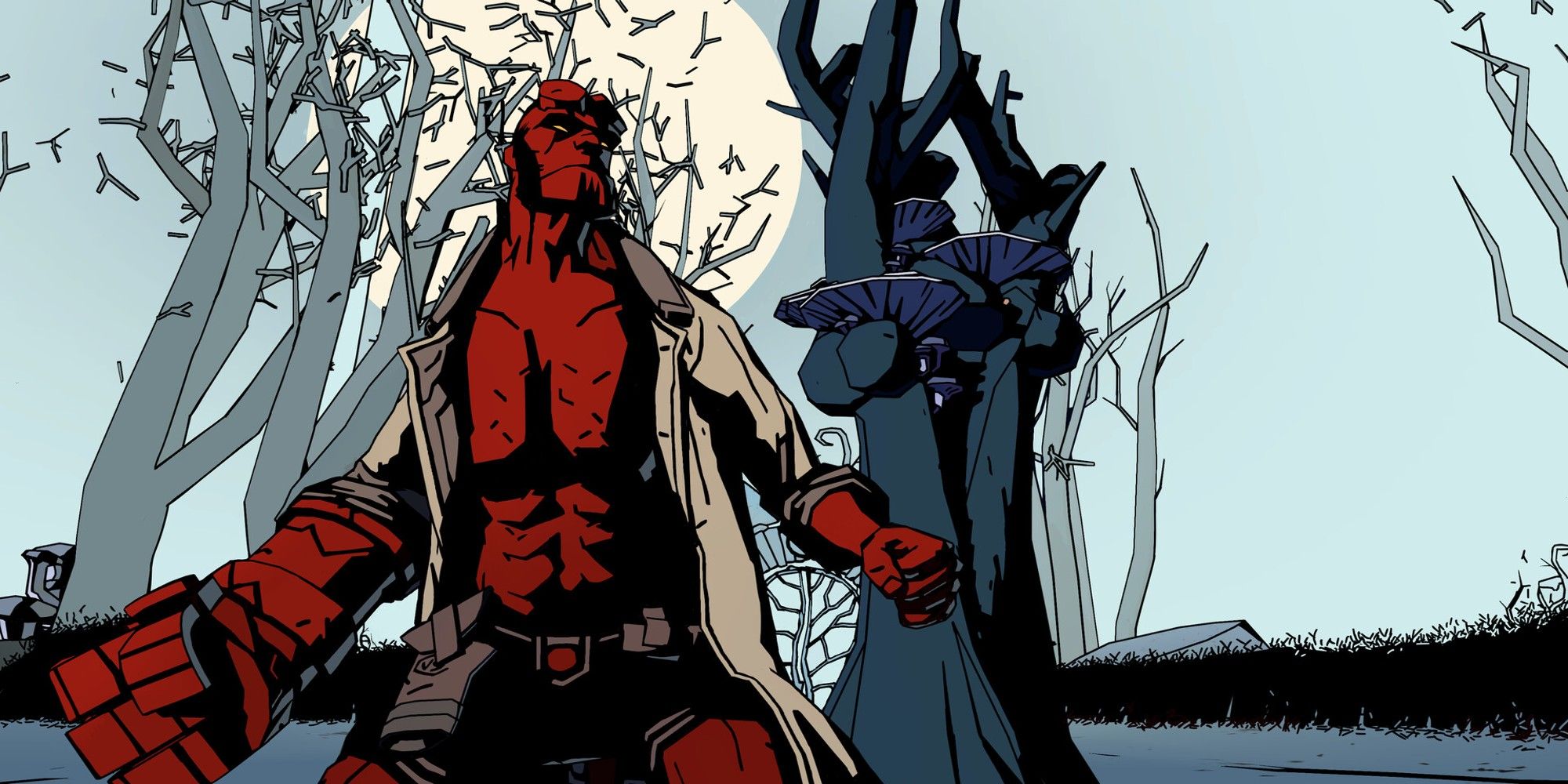 Hellboy faces the Web of the Wyrd in Dark Horse Comics