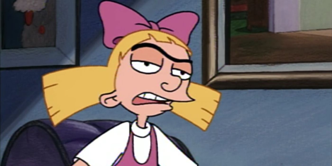 Helga Nick making an annoyed expression in Hey Arnold!