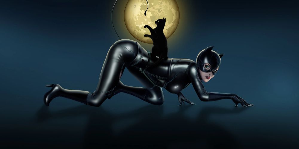 Isis and Catwoman in a cover of DC Comics