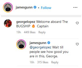 james-gunn-instagram-blue-beetle-george-lopez