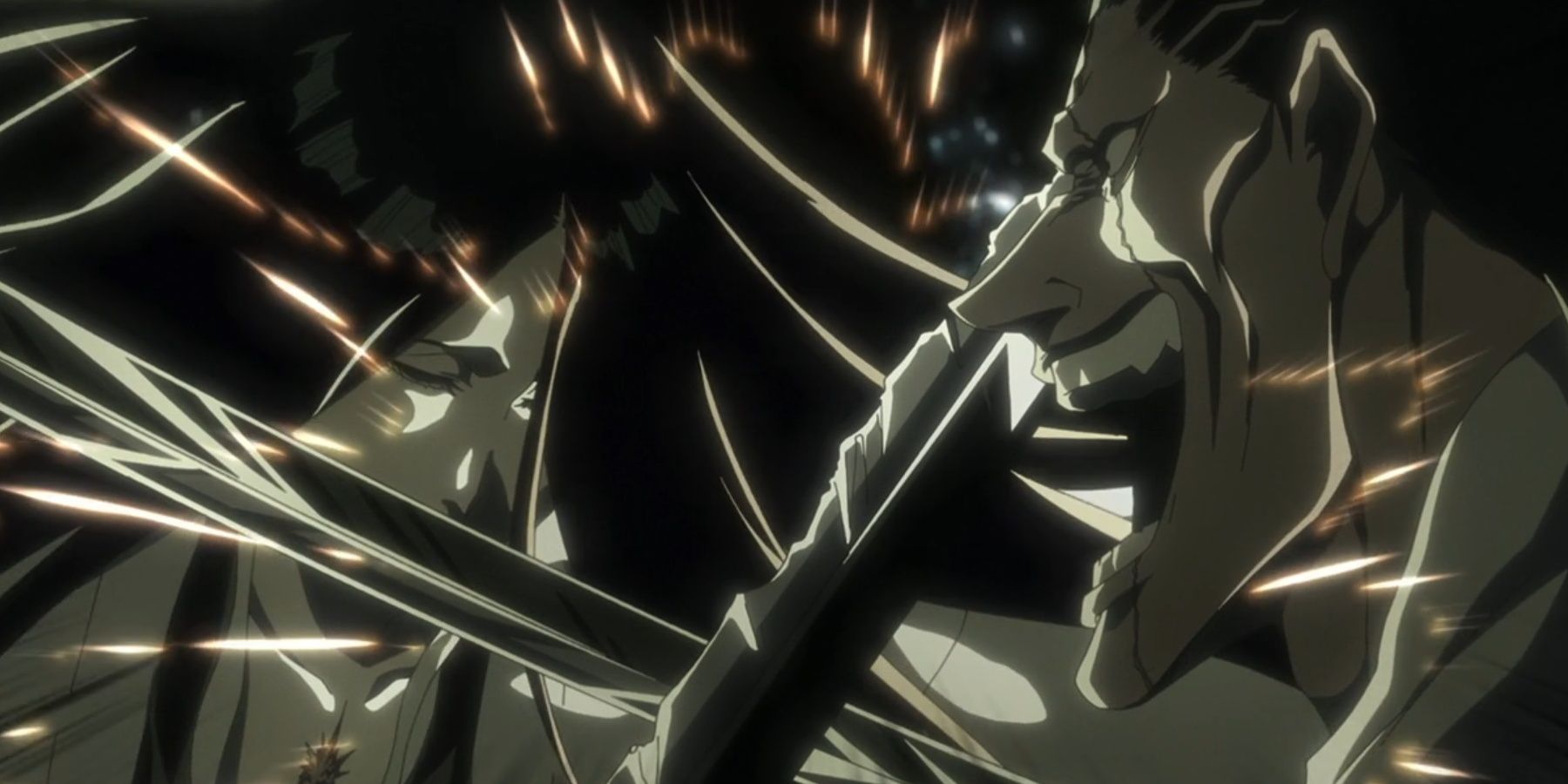 Kenpachi Zaraki entra em confronto com Yachiru Unohana em Bleach: The Thousand-Year Blood War.
