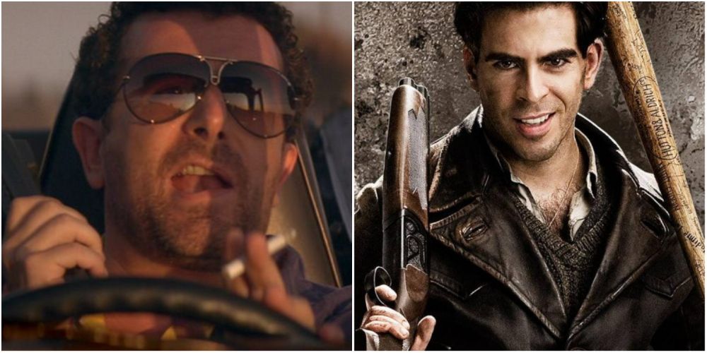 Lee Donowitz takes a call in True Romance and The Bear Jew wields his weapons in Inglourious Basterds