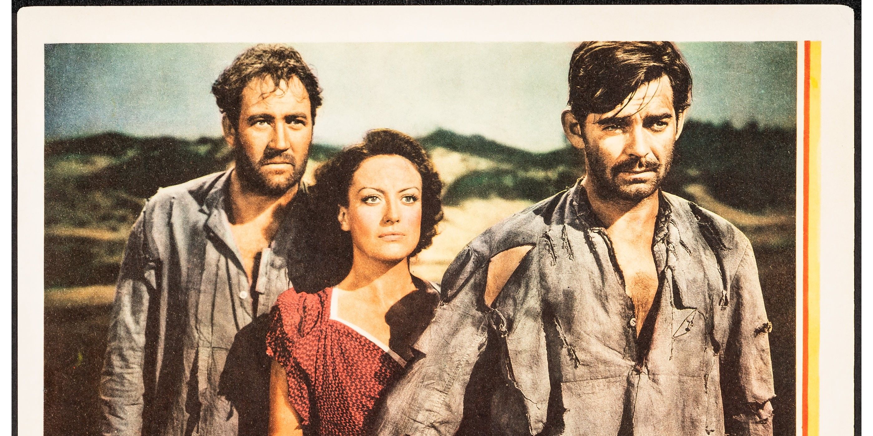 (left to right) Ian Hunter, Joan Crawford, and Clark Gable in Strange Cargo (1940)