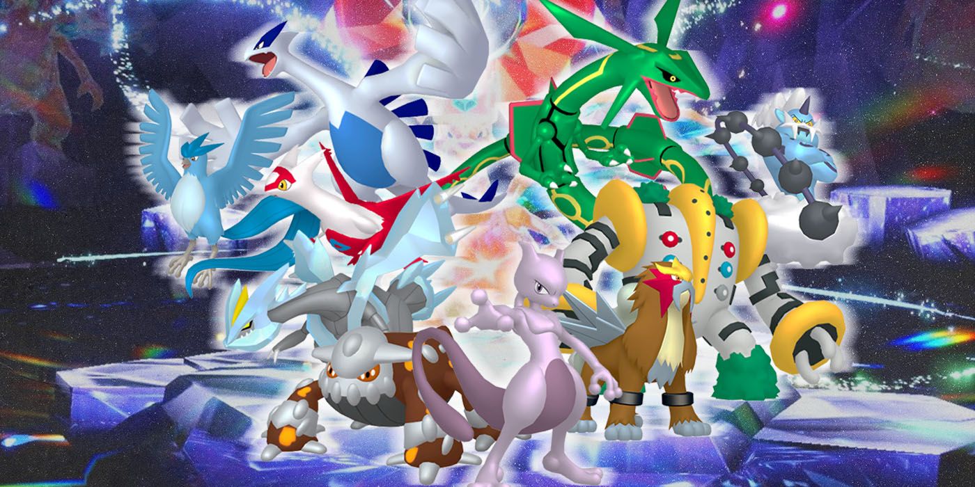 A team of legendary pokemon