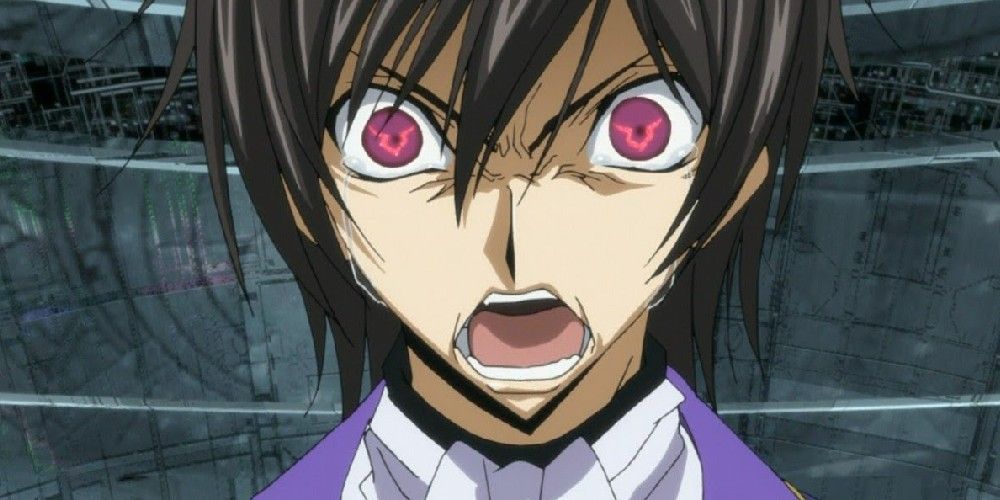 Lelouch throws his father out of reality in Code Geass R2