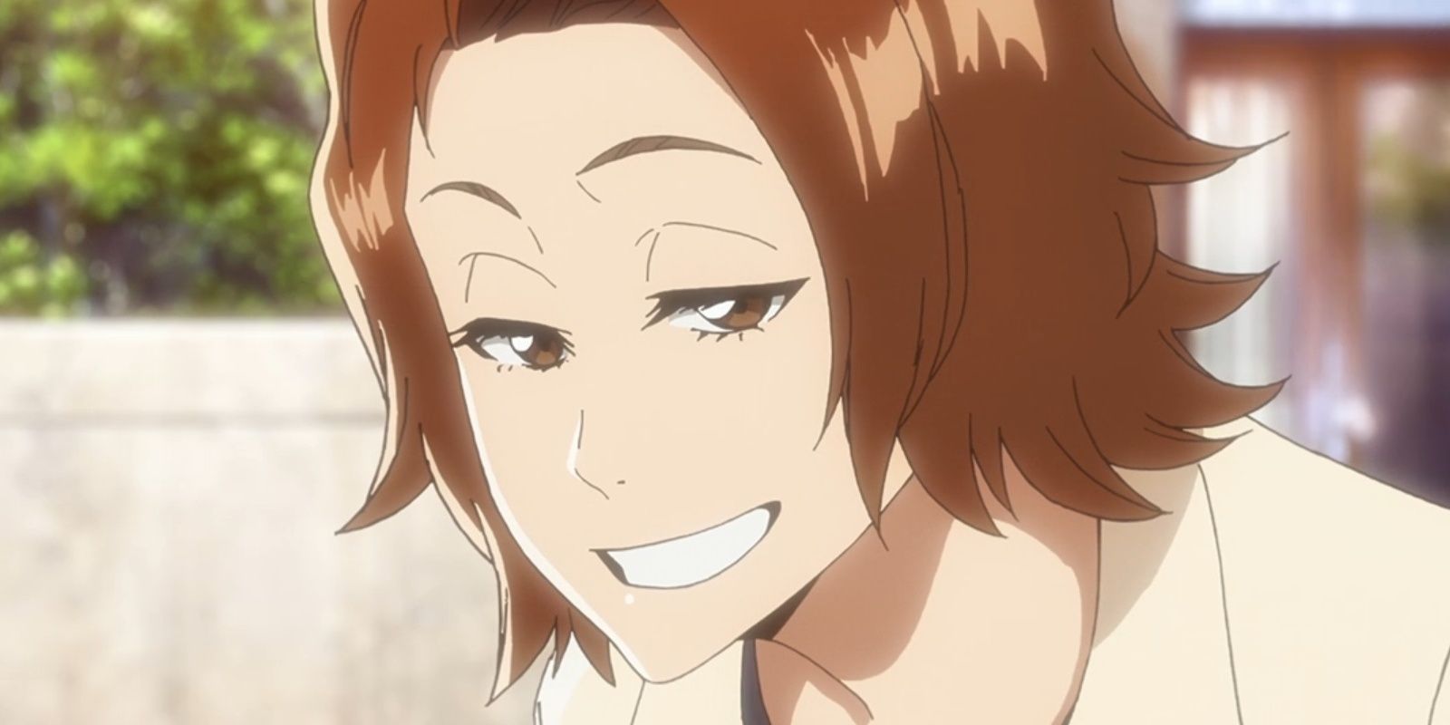 Masaki Kurosaki dá um sorriso engraçado em Bleach.